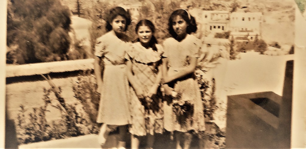 left to right Mother, Lily, Nadia 1948